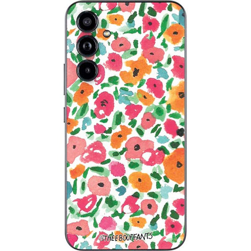 Bouffants and Broken Hearts Watercolor Floral Galaxy A54 5G Skin